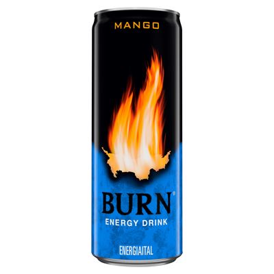 burn Mango Szénsavas Energiaital Visszaváltható Dobozos 250 ml