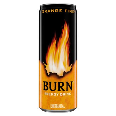 burn Orange Szénsavas Energiaital Visszaváltható Dobozos 250 ml