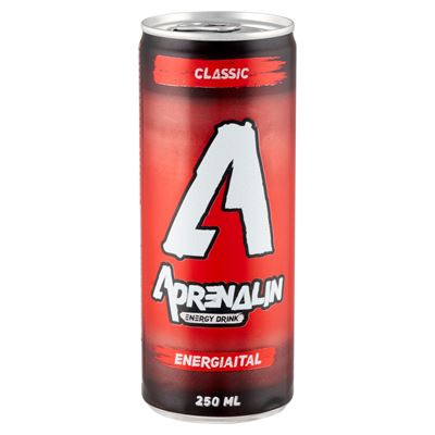 Adrenalin CLASSIC szénsavas energiaital 0,25 l