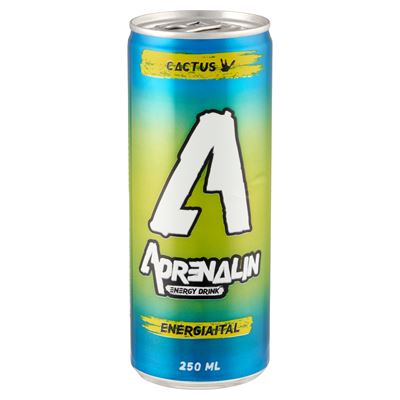 Adrenalin CACTUS-GUAVA (kaktusz–guava) szénsavas energiaital 0,25 l