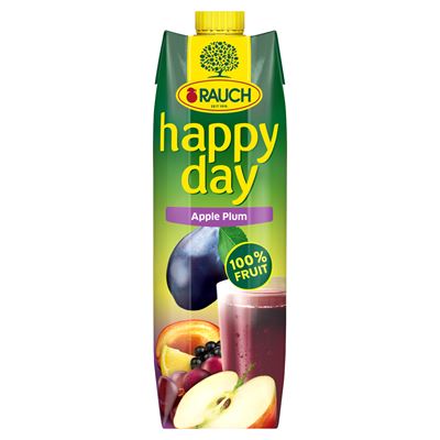happy day Alma-szilva Gyümölcsital 100% 1 l