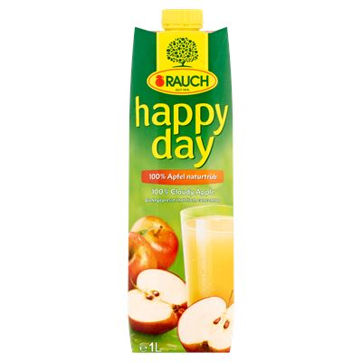 HAPPY DAY Szűretlen Almalé C - Vitaminnal 100% 12 x 1 l