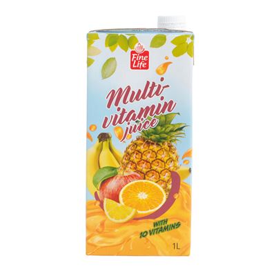 Fine Life Multivitamin Rostos Vegyes Gyümölcslé 1 Liter