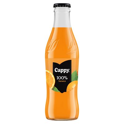 Cappy 100% Narancslé Visszaválthatós Üvegben 24 x 250 ml