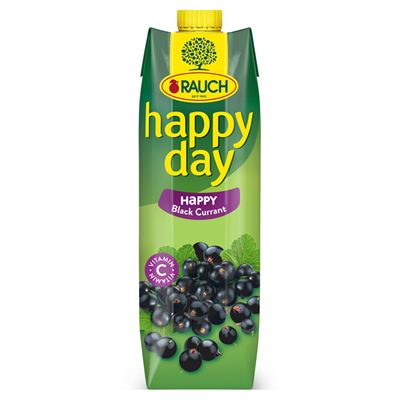 HAPPY DAY Rauch feketeribizli nektár sűrítményből, C-vitaminnal 1 l