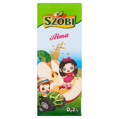 Szobi Szűrt Almaital Cukorral És Édesítőszerekkel 27 x 200 ml