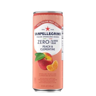 SAN PELLEGRINO Zero Őszibarack-mandarin Ízű Cukormentes Dobozos Üdítőital 330 ml