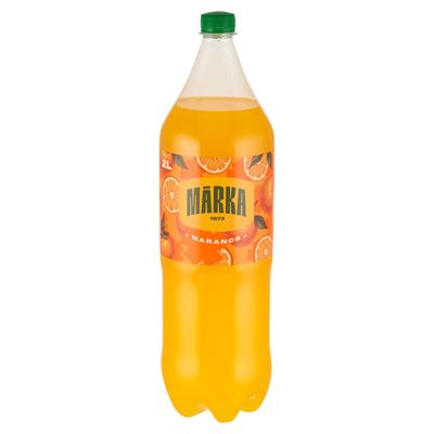 MÁRKA narancs szénsavas üdítőital cukorral és édesítőszerrel 2 l