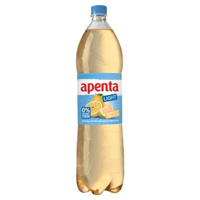 apenta Light energiamentes grapefruit-pomelo ízű üdítőital enyhén szénsavas ásványvízzel 1,5 l
