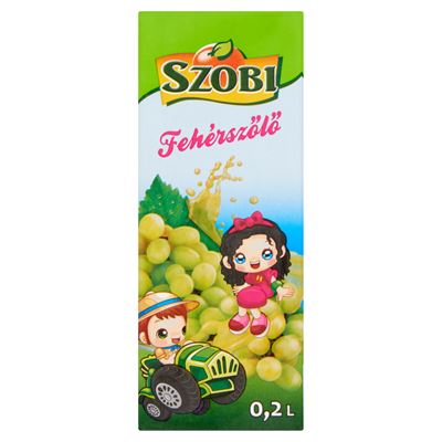 Szobi Szűrt Fehérszőlő Ital Cukorral És Édesítőszerekkel 27 x 200 ml
