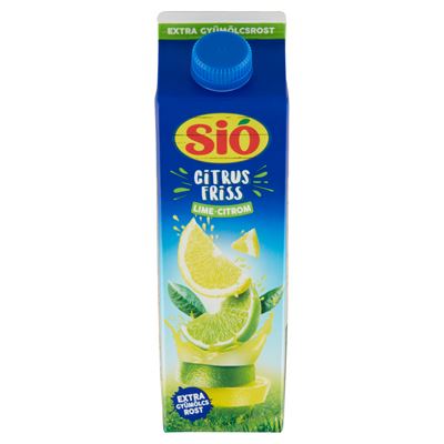 SIÓ Citrus Friss lime-citrom ital gyümölcshússal 1 l