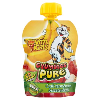 SIÓ Vitatigris Gyümölcs Püré Banán 100% 20 x 90 g