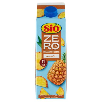 SIÓ Zero Édesítőszerekkel Készült Ananász Gyümölcsital 1 l