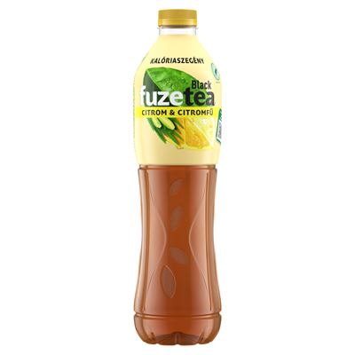 fuzetea szénsavmentes citrom- és citromfűízű üdítőital fekete tea kivonattal 1,5 l