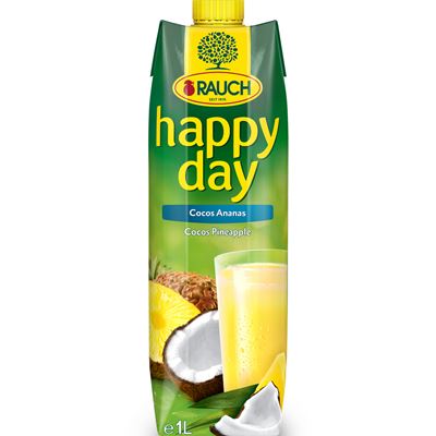 RAUCH HAPPY DAY Ananász - Kókusz 99,5 % 1 l