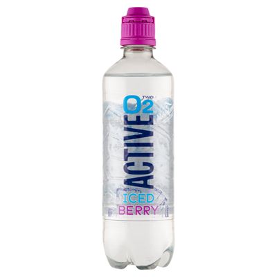 Active O2 Áfonya Ízű Oxigénnel Dúsított Szénsavmentes Energiaszegény Üdítőital 500 ml