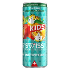 SWISS Laboratory Kids Multivitamin vegyes gyümölcsízű, szénsavmentes vitaminital 250 ml