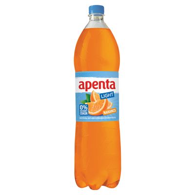 apenta Light energiamentes narancs üdítőital enyhén szénsavas ásványvízzel, édesítőszerekkel 1,5 l
