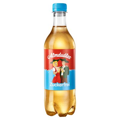Almdudler cukormentes szénsavas üdítőital gyógynövény-kivonatokkal és édesítőszerekkel 0,5 l