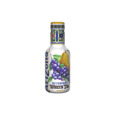ARIZONA Fehér Tea Áfonya Szénsavmentes Fehér-tea Alapú Üdítőital 450 ml