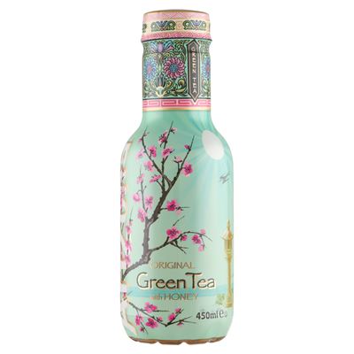 ARIZONA szénsavmentes üdítőital zöld tea kivonattal, cukorral és édesítőszerekkel 450 ml