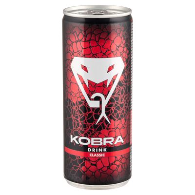 Kobra DRINK CLASSIC Tutti-frutti Ízű Szénsavas Energiaital 250 ml