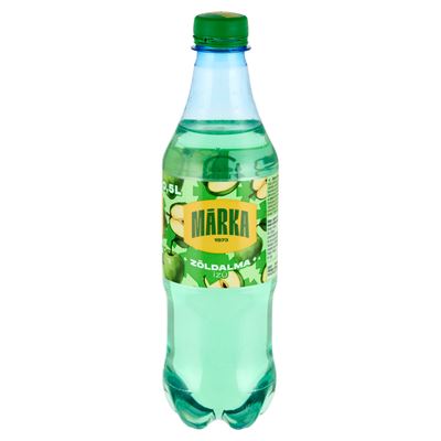 MÁRKA Zöldalma Ízű Szénsavas Üdítőital 0,5l