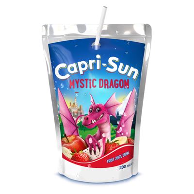 CAPRI-SUN Mystic Dragon Szénsavmentes Sárkánygyümölcs-alma-banán-eper Ízesítésű Vegyes Gyümölcsital 200 ml