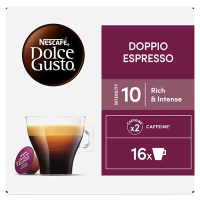 Dolce Gusto NESCAFÉ Doppio Espresso kávékapszula 16 x 8,5 g (136 g)