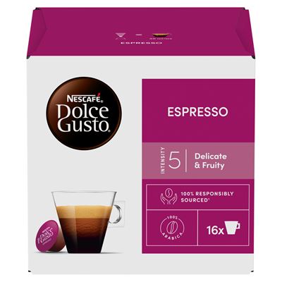 Dolce Gusto NESCAFÉ Espresso kávékapszula 16 x 5,5 g (88 g)