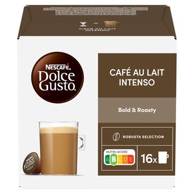 Dolce Gusto NESCAFÉ Café au Lait Intenso tejes kávékapszula 16 db/16 csésze 160 g