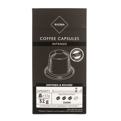 RIOBA Nespresso Kompatibilis Intenso Alu Kapszula 10 x 5,2 g