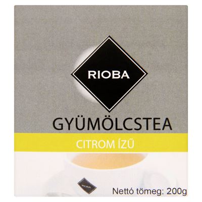 RIOBA Filteres Citromízű Gyümölcstea 100 x 2 g