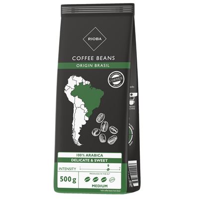 RIOBA Brazil Szemes Kávé 500 g