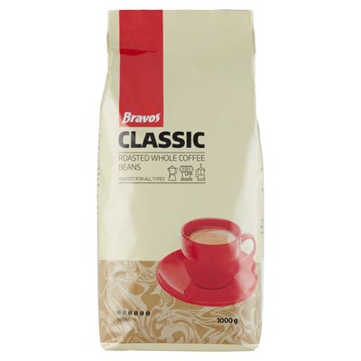 Bravos Classic Pörkölt Szemes Kávé 1 kg