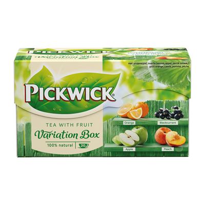 PICKWICK Variaton Box variációk 4-féle gyümölcsízű fekete tea 20 filter 30 g