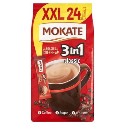 MOKATE 3in1 Classic azonnal oldódó kávéspecialitás 24 x 17 g (408 g)