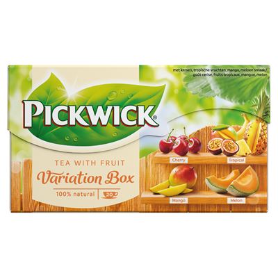 PICKWICK Variációk 4 féle gyümölcsízű fekete tea 20 filter 30 g