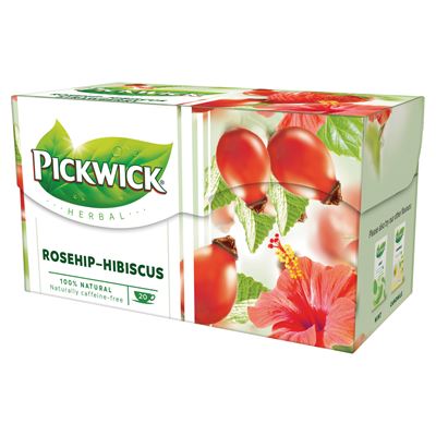 PICKWICK Herbal Goodness csipkebogyó tea hibiszkusszal 20 filter 50 g