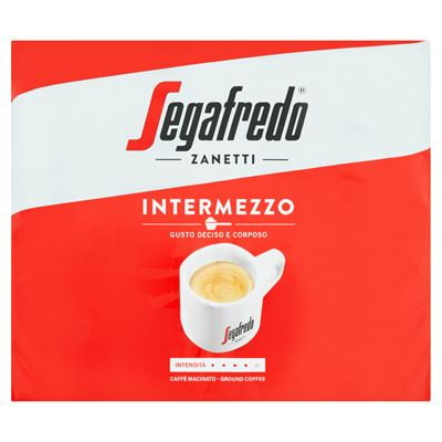 Segafredo Zanetti Intermezzo őrölt pörkölt kávé 2 x 250 g