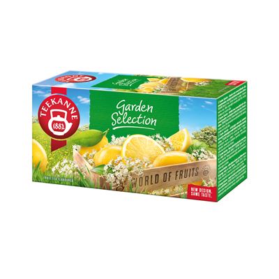 TEEKANNE World of Fruits Garden Selection bodzavirág-citromízű gyümölcstea keverék 20 filter 45 g
