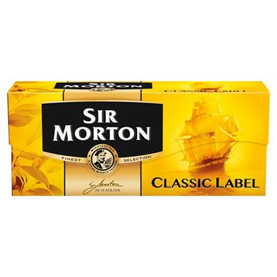 SIR MORTON Classic Label fekete tea 20 filter 35 g