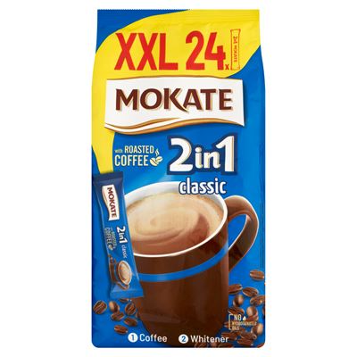 MOKATE 2in1 Classic azonnal oldódó kávéspecialitás 24 x 14 g (336 g)