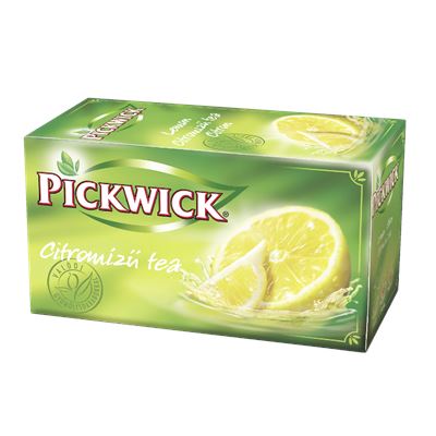 PICKWICK Citromízű Fekete Tea Citromhéjjal 20 filter 12 x 30 g