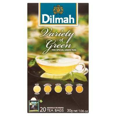 Dilmah Variety of Green filteres zöld tea 20 filter 30 g