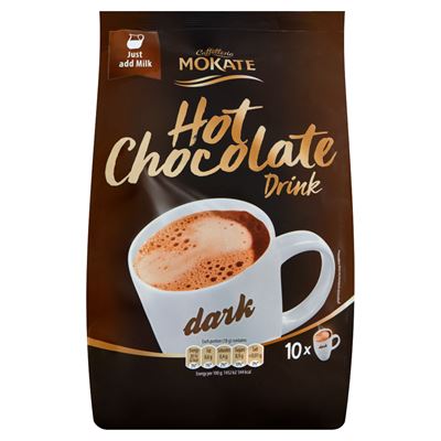MOKATE instant forró csokoládé italpor magnéziummal 10 x 18 g (180 g)