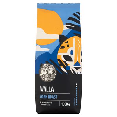 MANTARO Café Walla Dark Roast pörkölt szemes kávé 1000 g