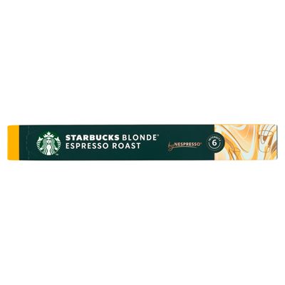 STARBUCKS by Nespresso Blonde Espresso őrölt pörkölt kávé 10 kapszula 53 g