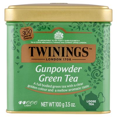 TWININGS Gunpowder szálas zöld tea 100 g