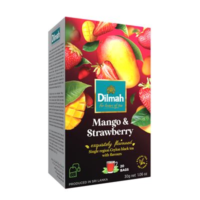 Dilmah Mango & Strawberry filteres fekete tea mangó és eper aromával 20 filter 30 g